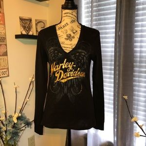 L/S OBX Harley Davidson shirt